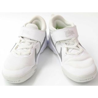 ナイキ(NIKE)の◇ナイキ/NIKE◇19.5cm スニーカー/スポーツシューズ/運動靴 白 ハッスルD10【中古】子供 キッズ kids 男の子 女の子 春夏秋冬 shoes 121042(スニーカー)