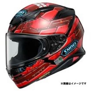 ショウエイ(SHOEI)の新品！SHOEI Z-8 FORTRESS TC-1 レッド／ブラック Lサイズ(ヘルメット/シールド)