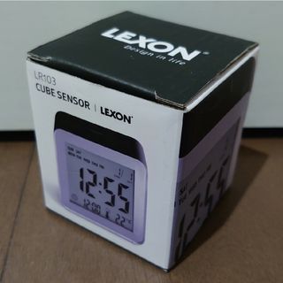 レクソン(LEXON)のLEXON レクソン CUBE SENSOR クロック 置時計 LR103  c(置時計)