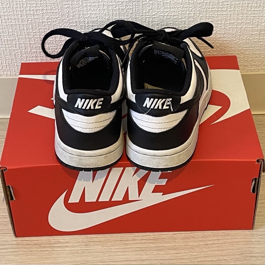 NIKE(ナイキ)のNike PS Dunk Low  White Black パンダ　19.5cm キッズ/ベビー/マタニティのキッズ靴/シューズ(15cm~)(スニーカー)の商品写真