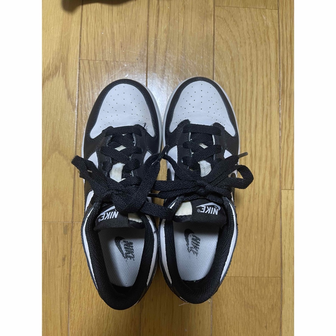 NIKE(ナイキ)のNike PS Dunk Low  White Black パンダ　19.5cm キッズ/ベビー/マタニティのキッズ靴/シューズ(15cm~)(スニーカー)の商品写真