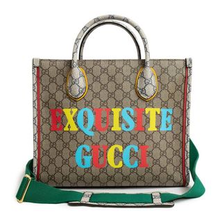 グッチ(Gucci)のグッチ EXQUISITE GUCCI 2Way スモール トート ショルダー ハンドバッグ 斜め掛け GGスプリームキャンバス ベージュ マルチカラー ゴールド金具 680956 GUCCI（新品・未使用品）(ハンドバッグ)