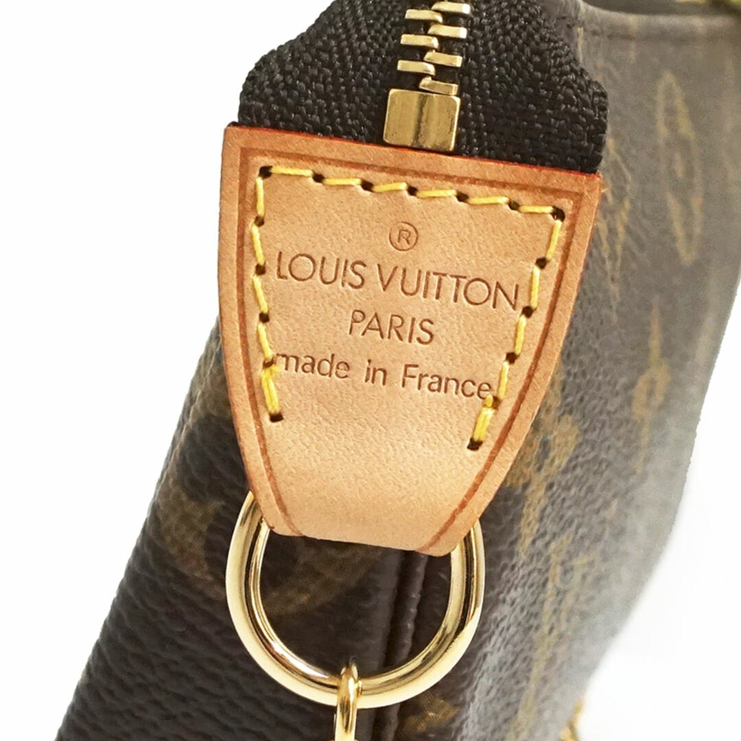 LOUIS VUITTON(ルイヴィトン)のルイ ヴィトン ミニ ポシェット アクセソワール アクセサリーポーチ T＆B ハンド ミニ チェーン バッグ モノグラム ブラウン 茶 M60153 箱付 LOUIS VUITTON（未使用保管品） レディースのファッション小物(ポーチ)の商品写真