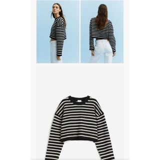 エイチアンドエム(H&M)のH&M ショート丈ニット(ニット/セーター)