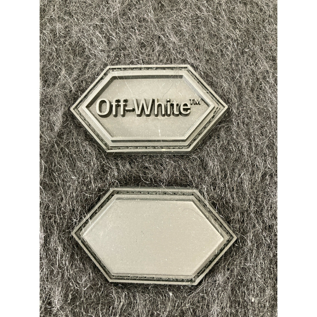 OFF-WHITE(オフホワイト)のオフホワイト ﾌﾞﾗｯｸ OWHE009E19B74068 ﾓﾍｱ ｱﾛｰﾛﾝｸﾞｾｰﾀｰ 40 メンズのトップス(その他)の商品写真