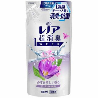 レノア 超消臭1WEEK 柔軟剤 リラックスアロマ 詰め替え 400mL(洗剤/柔軟剤)