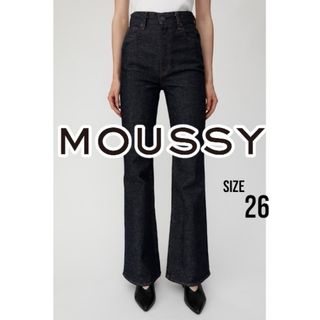 マウジー(moussy)の★極美品★ MOUSSYマウジー MVSフレア　ワンオッシュ　26インチ(デニム/ジーンズ)