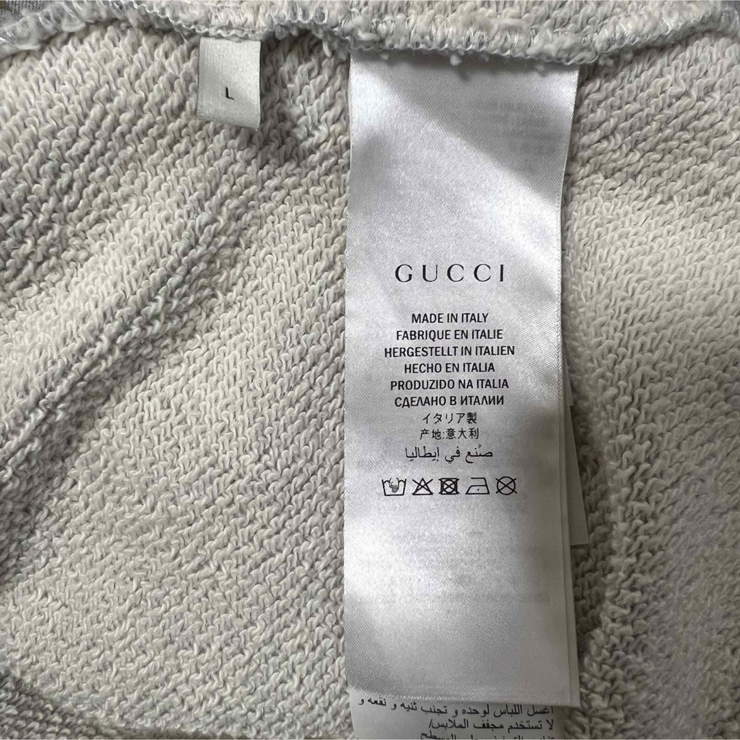 Gucci(グッチ)の【Lサイズ　GUCCI】ロゴパーカー　ドラゴン刺繍　グッチ メンズのトップス(パーカー)の商品写真