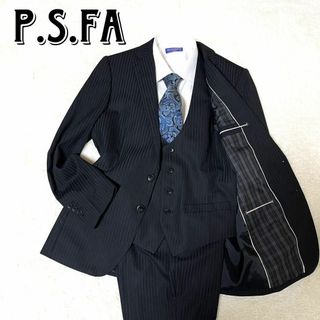 THE SUIT COMPANY - 美品 パーフェクトスーツファクトリー コレクションモデル スリーピース A5 黒