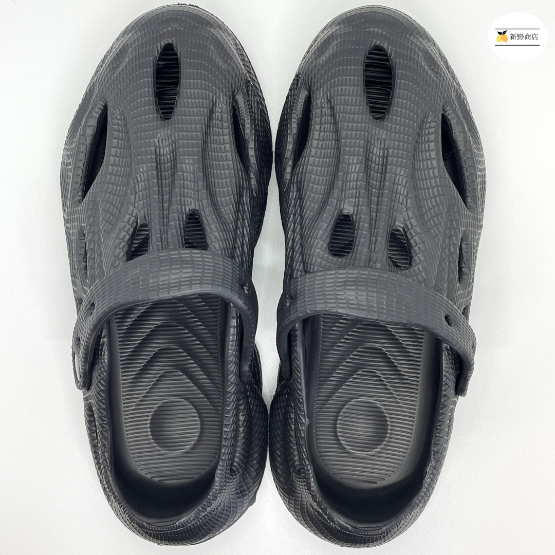 【新品未使用】メンズ サンダル クロッグ ブラック 25cm メンズの靴/シューズ(サンダル)の商品写真