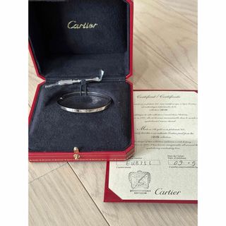 カルティエ(Cartier)の【付属品完備】LOVE BRACELET SMALLMODEL WG スモール(ブレスレット)