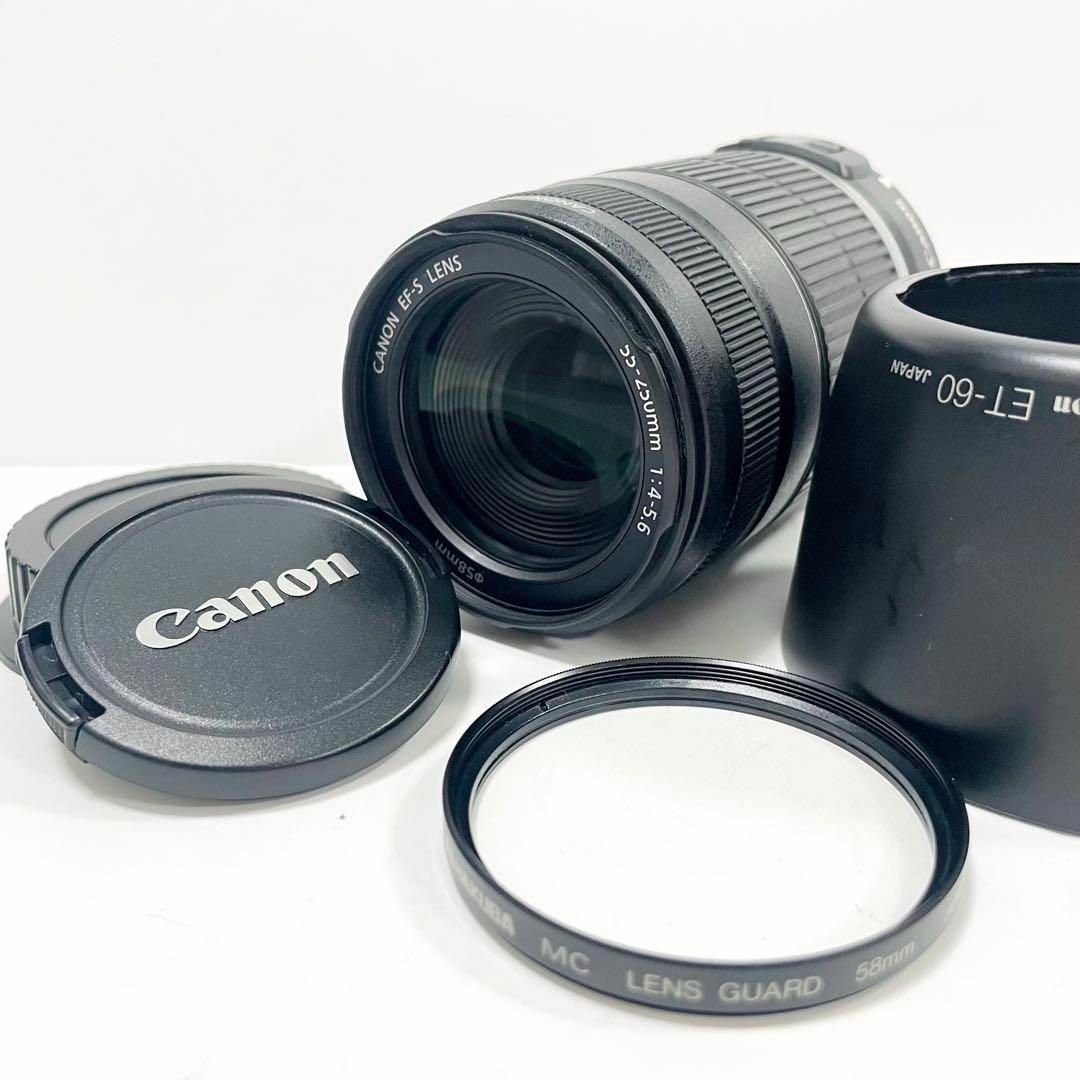 良品 Canon ズームレンズ EF-S 55-250mm F4-5.6 IS