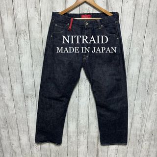 ナイトレイド(nitraid)の美品！NITRAID セルビッチデニム！ビッグサイズ！日本製！(デニム/ジーンズ)