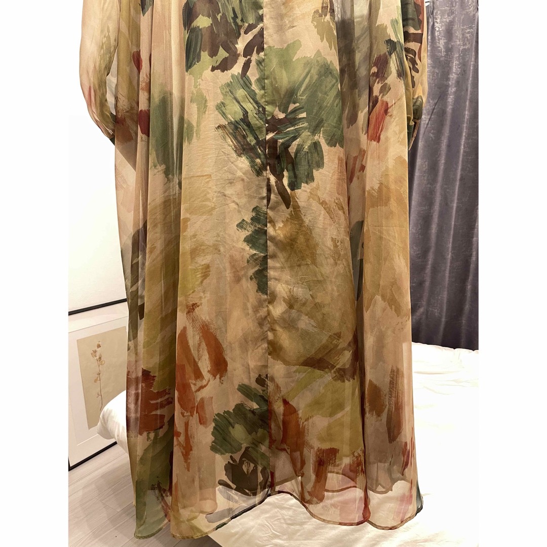 Ameri VINTAGE(アメリヴィンテージ)のAmeri UND WILLOW PAINT DRESS レディースのワンピース(ロングワンピース/マキシワンピース)の商品写真