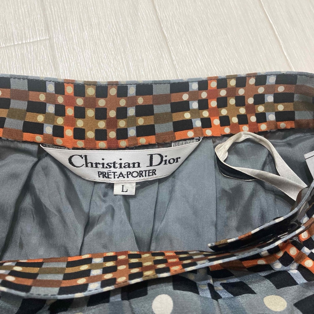 Christian Dior(クリスチャンディオール)のクリスチャンディオール　Christian Dior スカート　レトロ　L レディースのスカート(ひざ丈スカート)の商品写真
