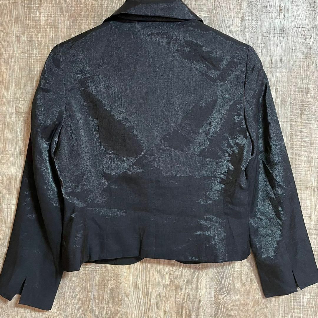 ef-de(エフデ)のef-de エフデ　テーラードジャケット　ブラック　サイズ9 レディースのジャケット/アウター(テーラードジャケット)の商品写真