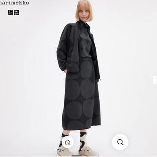 ユニクロ(UNIQLO)の【新品・一部店舗】ユニクロ　マリメッコ　フリース　スカート　XXLサイズ(ロングスカート)