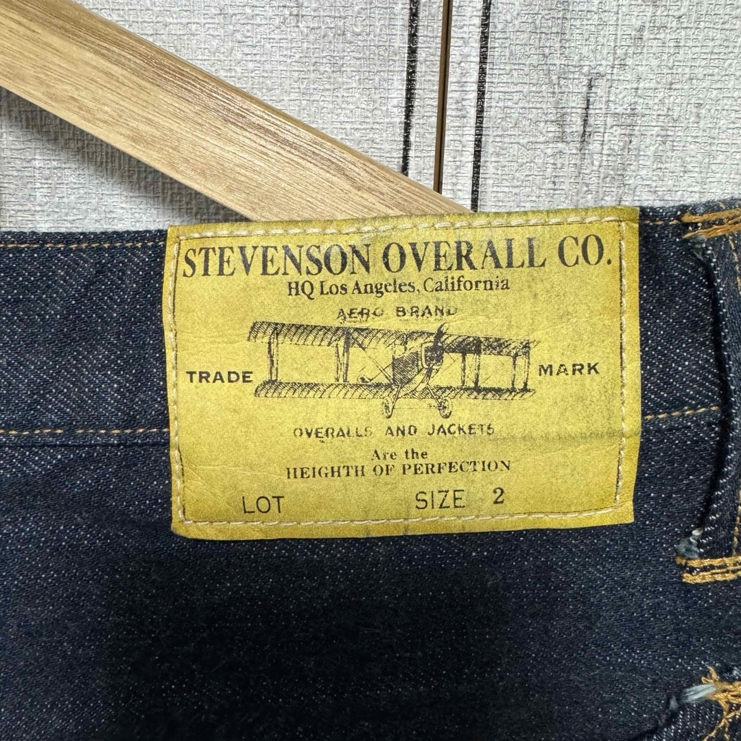 STEVENSON OVERALL(スティーブンソンオーバーオール)の超美品！nonnative× STEVENSON OVERALLセルビッチデニム メンズのパンツ(デニム/ジーンズ)の商品写真