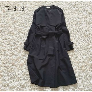 テチチ(Techichi)のTechichiテチチ ノーカラーロングコート　M(ロングコート)