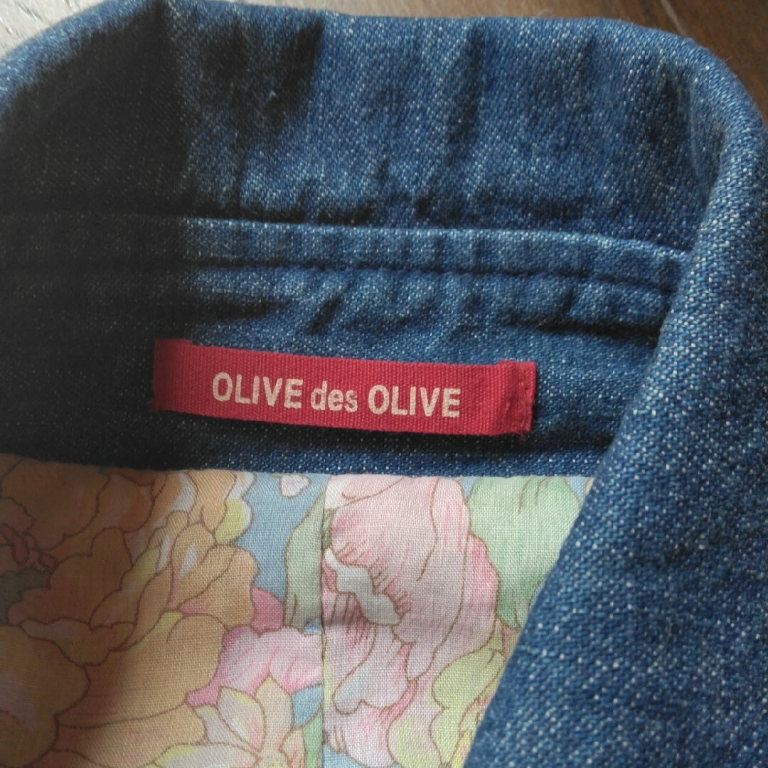 OLIVEdesOLIVE(オリーブデオリーブ)のオリーブ　ジーンズ生地コート レディースのジャケット/アウター(ロングコート)の商品写真