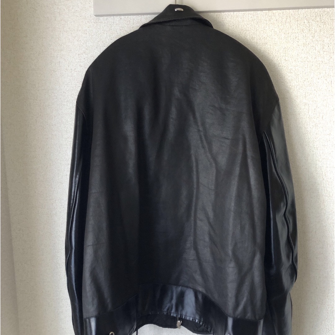 Maison Martin Margiela(マルタンマルジェラ)の【訳あり】Our legacy varsity jacket comoli  メンズのジャケット/アウター(レザージャケット)の商品写真