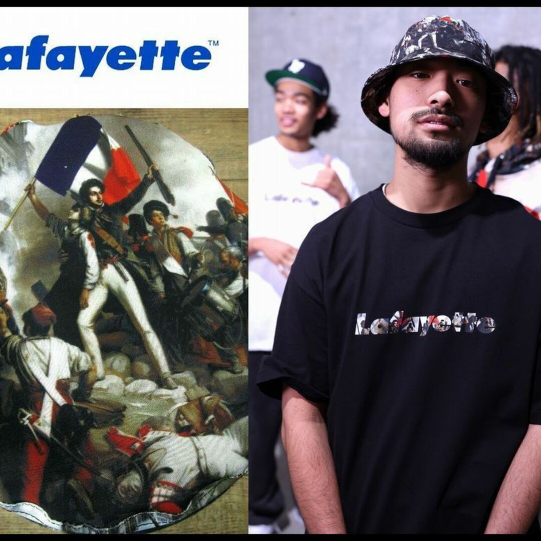 Lafayette(ラファイエット)のG② 美品 ラファイエット 21SS フランス革命 総柄 バケット ハット L メンズの帽子(ハット)の商品写真