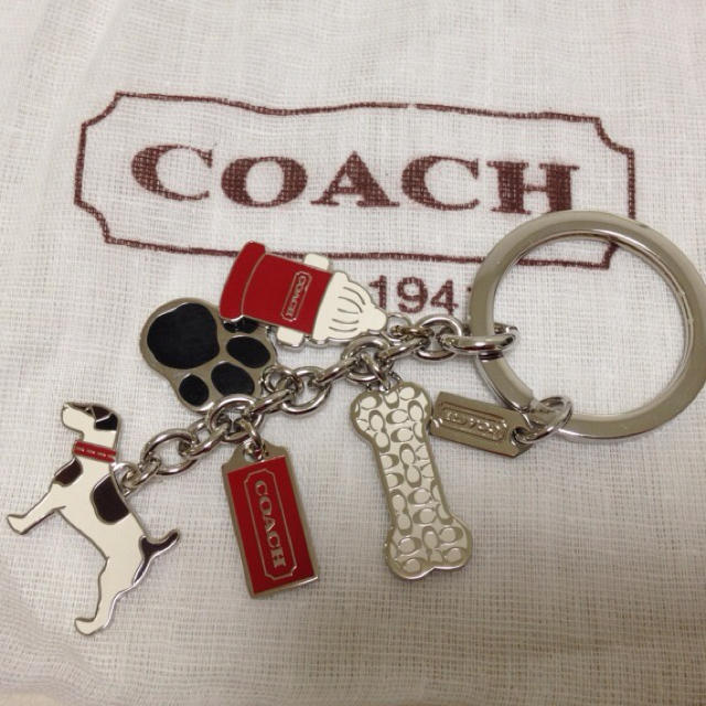 COACH キーホルダー80’S ニューヨーク キー フォブ ミッドナイト