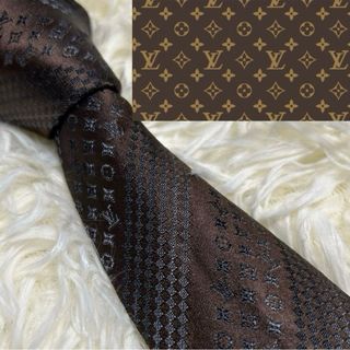 LOUIS VUITTON - 希少品　世界最高峰　ルイ　ヴィトン  モノグラム　ネクタイ