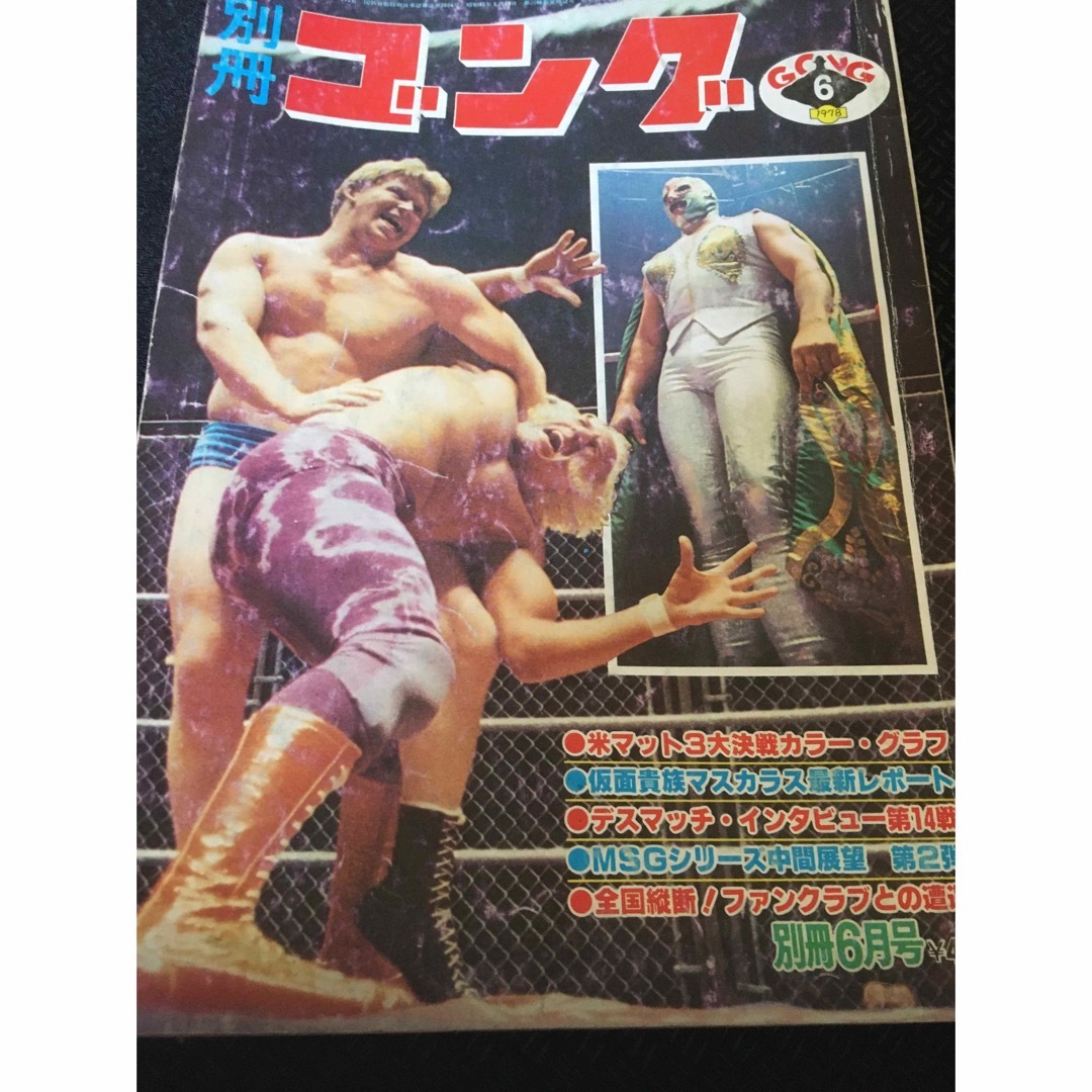 別冊ゴング　4冊セット スポーツ/アウトドアのスポーツ/アウトドア その他(格闘技/プロレス)の商品写真