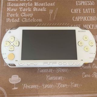 プレイステーションポータブル(PlayStation Portable)のPSP 1000 ホワイト PlayStation SONY バッテリーなし(携帯用ゲーム機本体)