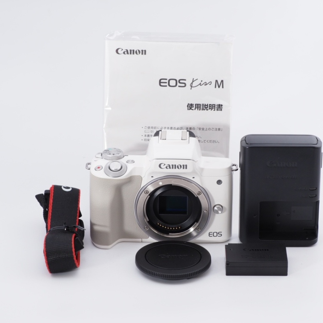 買取販売価格 Canon キヤノン ミラーレス一眼レフカメラ EOS Kiss M ボディ ホワイト #9159