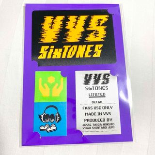 SixTONES vvs バイブス ドームツアー ステッカー(アイドルグッズ)