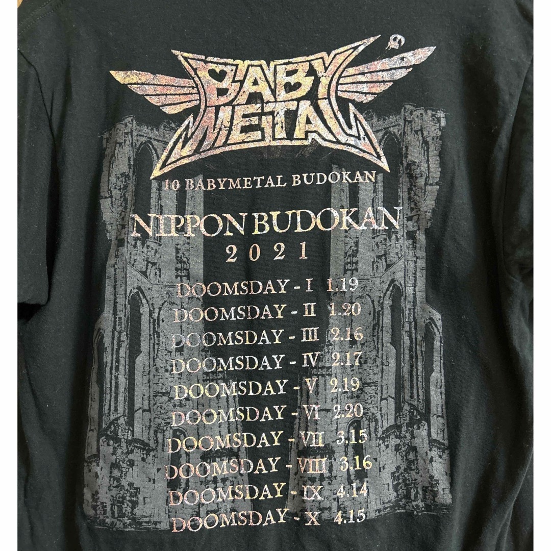 BABYMETAL(ベビーメタル)のBABYMETAL 10BUDOKAN 2021 武道館 Tシャツ ベビーメタル エンタメ/ホビーのタレントグッズ(ミュージシャン)の商品写真