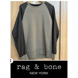 ラグアンドボーン(Rag & Bone)のrag & bone ラグ&ボーン  ラグランスリーブ プルオーバー スウェット(スウェット)