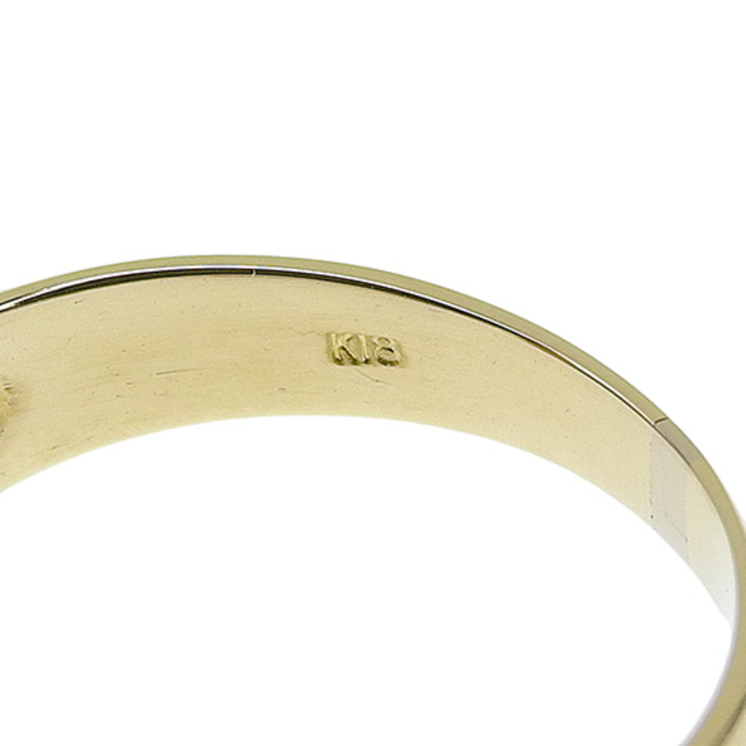 ルビー ダイヤ リング 指輪 アクセサリー ジュエリー K18 イエローゴールド YG ゴールド金 ピンク桃 レディース 12(52)号 40802086833【中古】【アラモード】 レディースのアクセサリー(リング(指輪))の商品写真