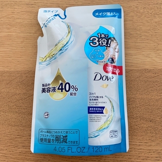 ダヴ(Dove（Unilever）)のダヴ 3in1 メイクも落とせる泡洗顔料 つめかえ用 120ml(洗顔料)