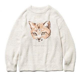 ジェラートピケ(gelato pique)のジェラートピケ　パウダーネコジャガードプルオーバー　猫　ルームウェア　ねこ(ルームウェア)