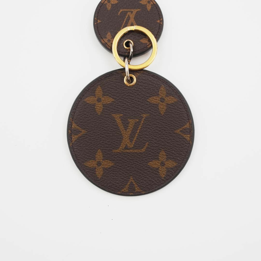 LOUIS VUITTON(ルイヴィトン)の訳あり 極美品✨ ルイヴィトン モノグラム ポルトクレイリュストレ ブラウン メンズのファッション小物(キーホルダー)の商品写真