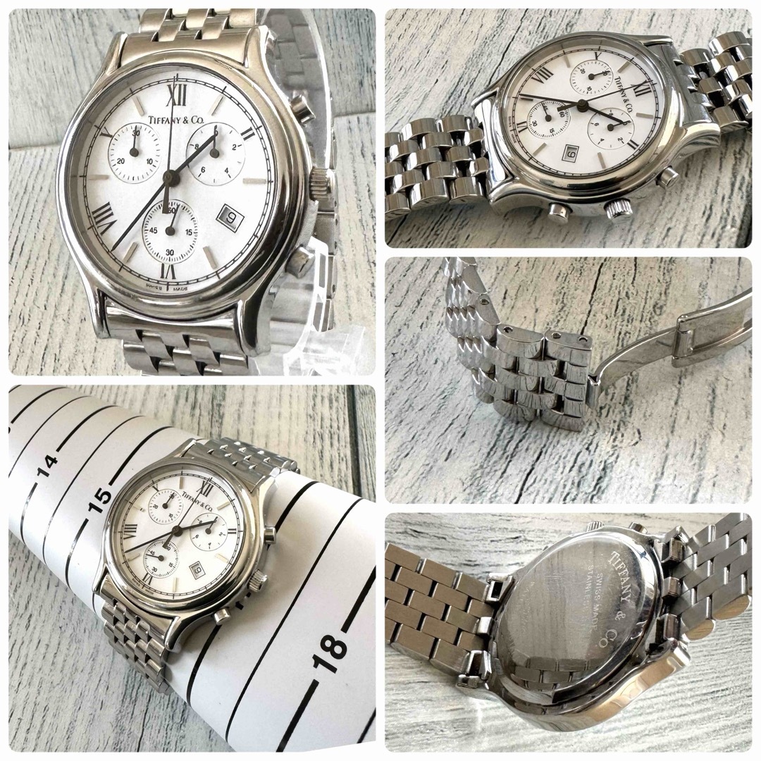Tiffany & Co.(ティファニー)の【美品】TIFFANY&Co ティファニー 腕時計 クラシック クロノグラフ メンズの時計(腕時計(アナログ))の商品写真