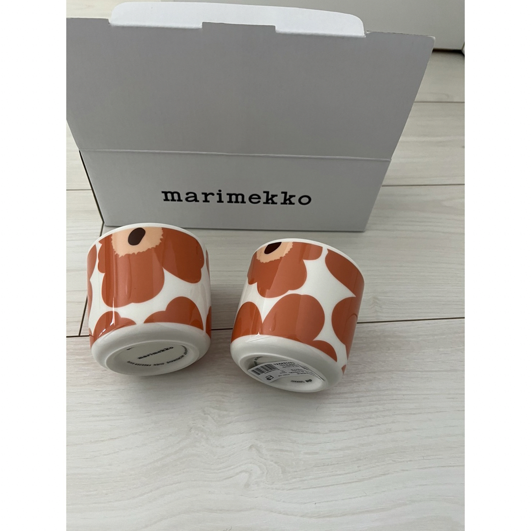 marimekko(マリメッコ)のマリメッコ　コーヒーカップ　ペア　新品未使用 インテリア/住まい/日用品のキッチン/食器(グラス/カップ)の商品写真