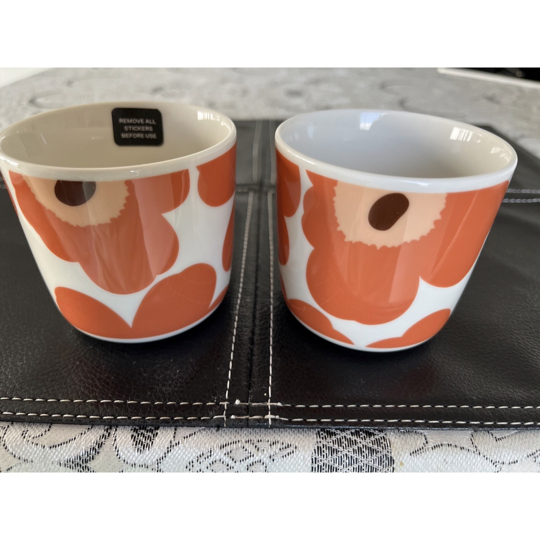 marimekko(マリメッコ)のマリメッコ　コーヒーカップ　ペア　新品未使用 インテリア/住まい/日用品のキッチン/食器(グラス/カップ)の商品写真