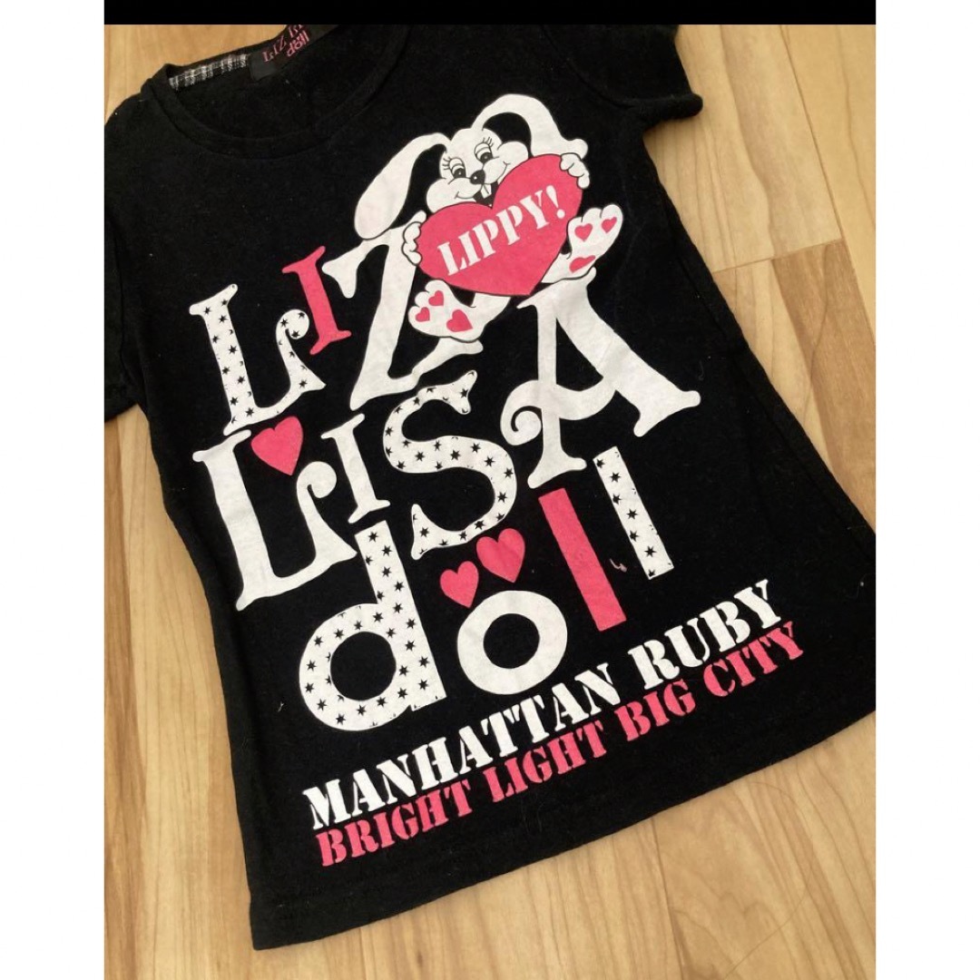 LIZ LISA doll(リズリサドール)のリズリサドールTシャツ150-160 キッズ/ベビー/マタニティのキッズ服女の子用(90cm~)(Tシャツ/カットソー)の商品写真