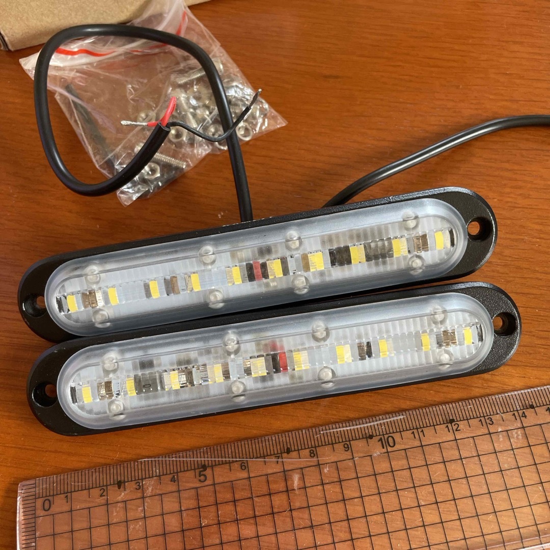 Kawell ユニバーサルミニライトバー LED 55-AW703 2個セット 自動車/バイクの自動車(車外アクセサリ)の商品写真