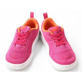 プーマ(PUMA)の◇プーマ/PUMA◇15cm スニーカー/スポーツシューズ/運動靴 ピンク【中古】子供 キッズ kids 女の子 春夏秋冬 shoes 031042(スニーカー)