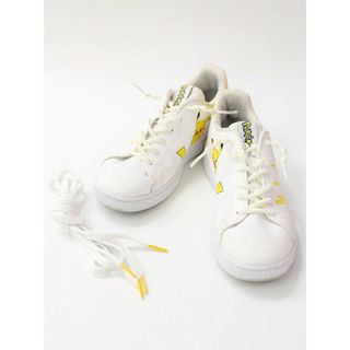 アディダス(adidas)の◇アディダス/adidas◇21cm スニーカー/スポーツシューズ/運動靴 白×黄 ポケモンコラボ【中古】子供 キッズ kids 男の子 女の子 春夏秋冬 shoes 121042(スニーカー)