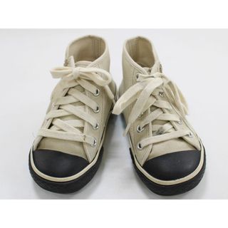 【値下げ!】♪バーバリー/BURBERRY♪15cm スニーカー/シューズ/靴 ベージュ×黒【中古 USED】子供 キッズ kids 男の子 女の子 春夏秋冬 015032 shoes