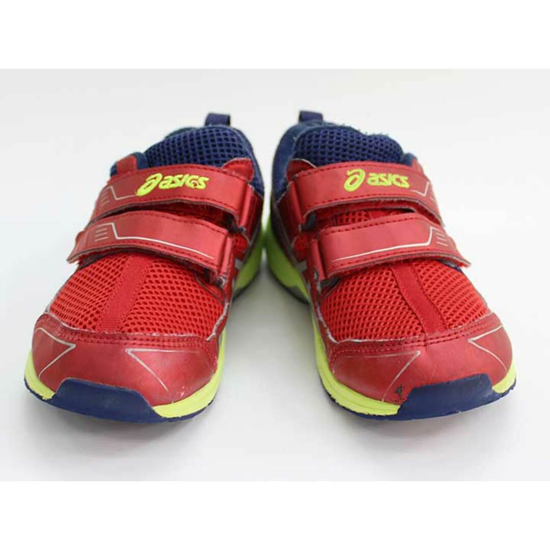 asics(アシックス)の【値下げ!】▼アシックス/asics ▼19.5cm スニーカー/シューズ/靴 レッド×ブルー 【中古】 子供 キッズ kids  男の子  春夏秋冬 501132 shoes キッズ/ベビー/マタニティのキッズ靴/シューズ(15cm~)(スニーカー)の商品写真