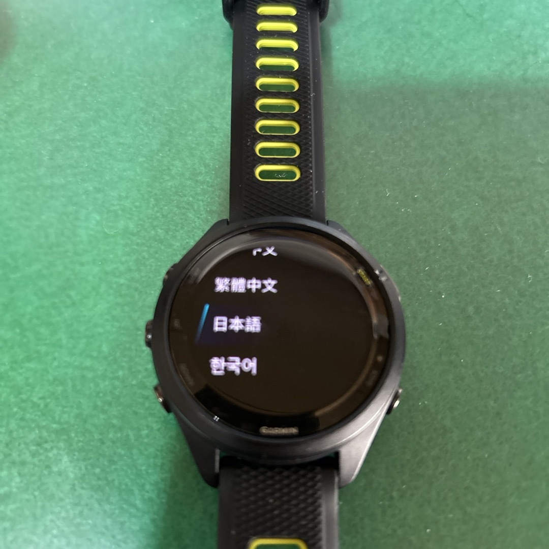 GARMIN(ガーミン)のGARMIN FORERUNNER 265S BLACK メンズの時計(腕時計(デジタル))の商品写真