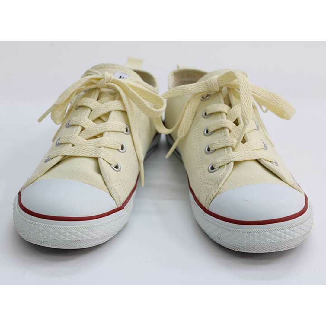 CONVERSE(コンバース)の▽コンバース/CONVERSE▽22cm スニーカー/シューズ/靴 アイボリー オールスター【中古】子供 キッズ kids ジュニア 男の子 女の子 春夏秋冬 shoes 131042 キッズ/ベビー/マタニティのキッズ靴/シューズ(15cm~)(スニーカー)の商品写真