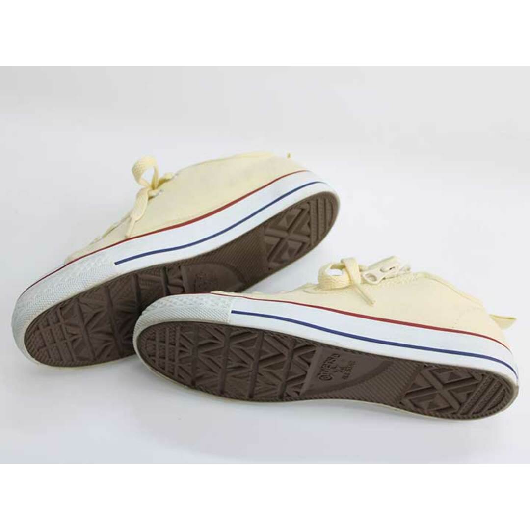 CONVERSE(コンバース)の▽コンバース/CONVERSE▽22cm スニーカー/シューズ/靴 アイボリー オールスター【中古】子供 キッズ kids ジュニア 男の子 女の子 春夏秋冬 shoes 131042 キッズ/ベビー/マタニティのキッズ靴/シューズ(15cm~)(スニーカー)の商品写真